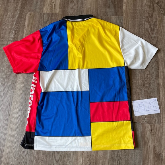 Supreme La Victorie Colorblocked Polo Shirt M - Picture 3 of 3